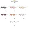 Trendy Elegant Sunglasses Crystal Embellished Metal Frame Polarized Lens Lightweight Design For Birthday Girl