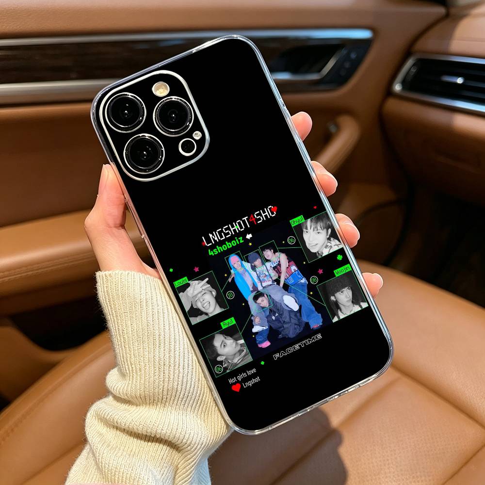 LNGSHOT Hip-hop Phone Case For iPhone17,16,15,14,13,12,11 ,Pro Max,16/15/14 Plus Transparent Cover iPhone16SE4