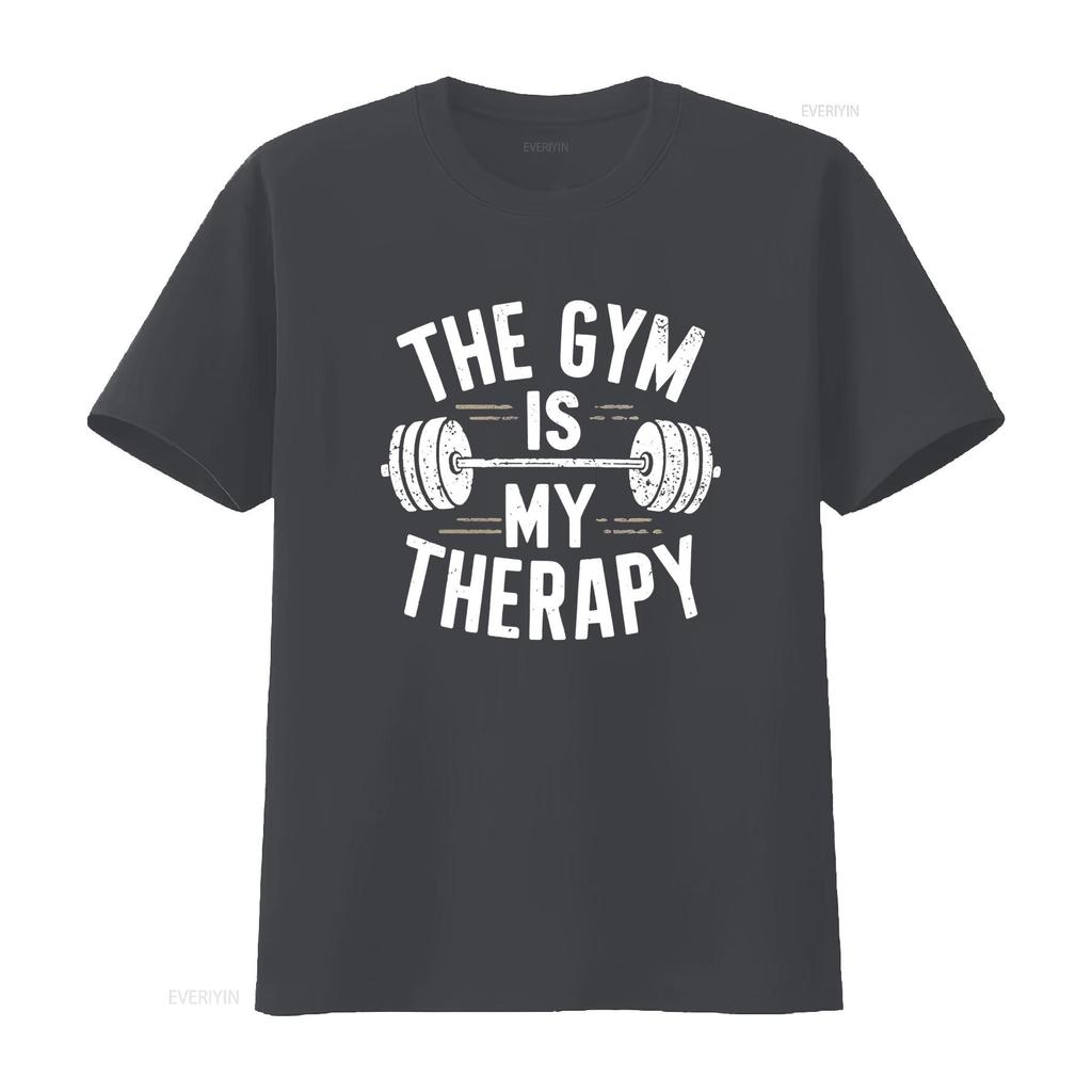 Das Fitnessstudio ist meine Therapie T-Shirt Workout Motivation Starker Geist Gewichtheben Fitness Perfekt für Enthusiasten vintage Gewaschen