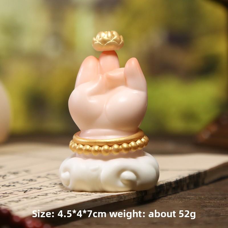 The New Buddha-shaped Resin Figurine Represents The Chubby Buddha. It Is A Decorative Resin Handicraft Suitable for Use As A Home Desk Decoration.