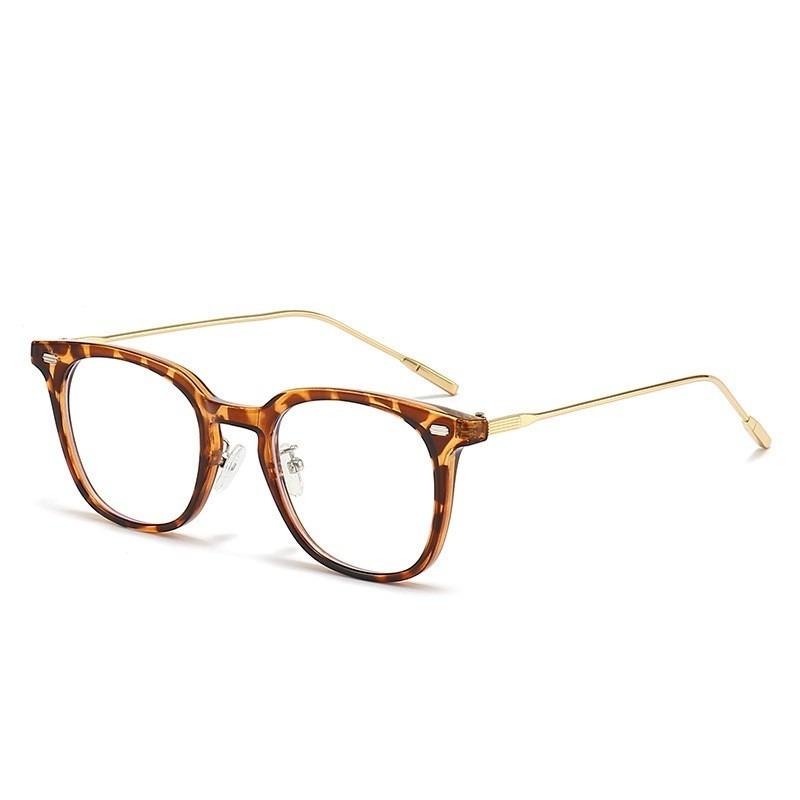 Anti Radiation Eyeglasses Square Computer for Women Men Replaceable Lens