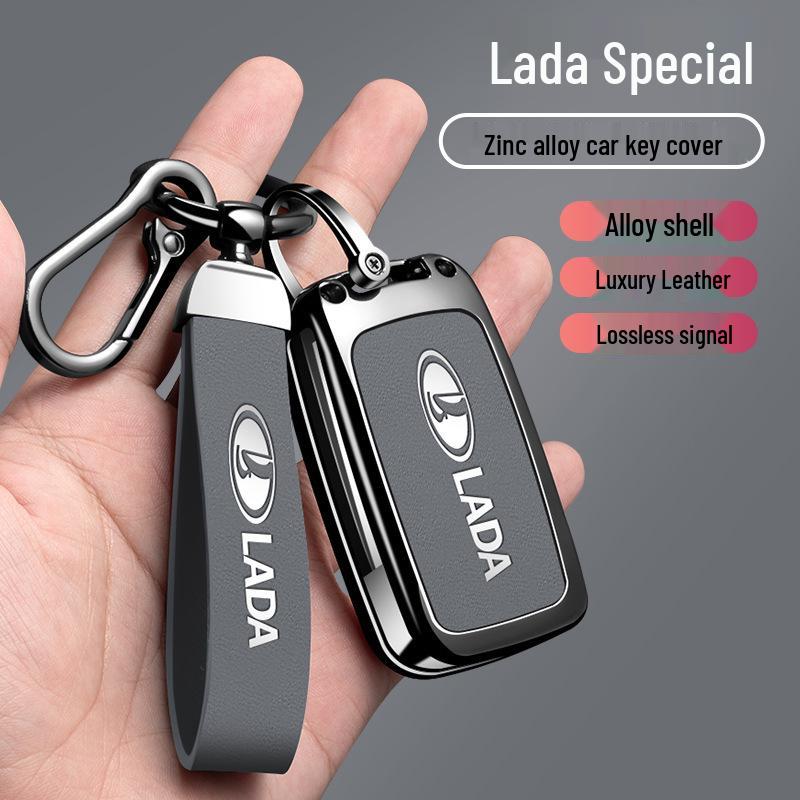 Custodia per chiave Lada: Compatibile con Vesta, Largus, Kalina - Guscio Completo di Fascia Alta