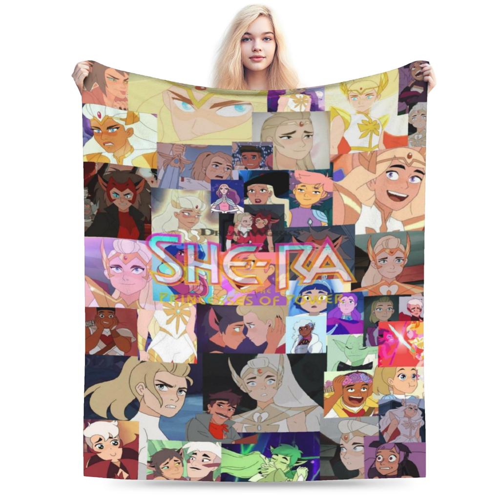 Cozy She-Ra and the Princesses of Power Blanket Merch Sofa Decorative  Blanket Throw Ultra-Soft Fleece for Car