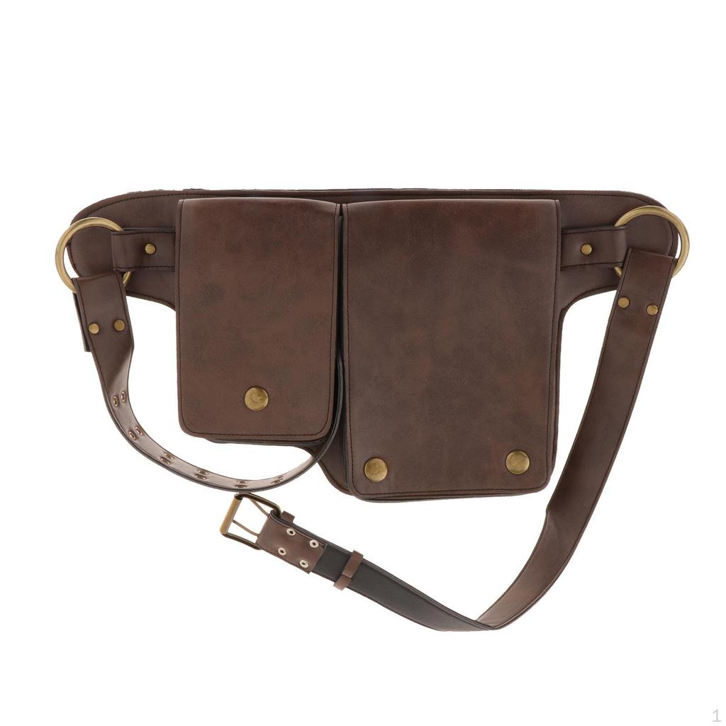 Medieval Waist Fannypack Purse Portable for Roleplaying Knight