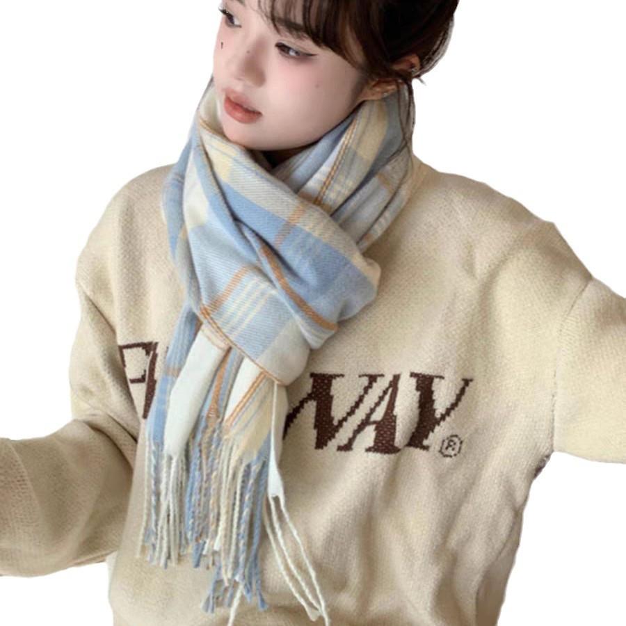 Scarf Women's Winter Warm Student Version College Ins Cute Style Recommended Versatile Travel Essential Shawl