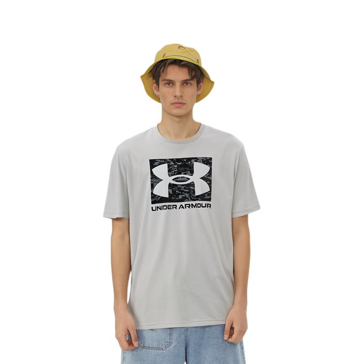 Under Armour Boxed T Shirt Men's Gray 1361673-011