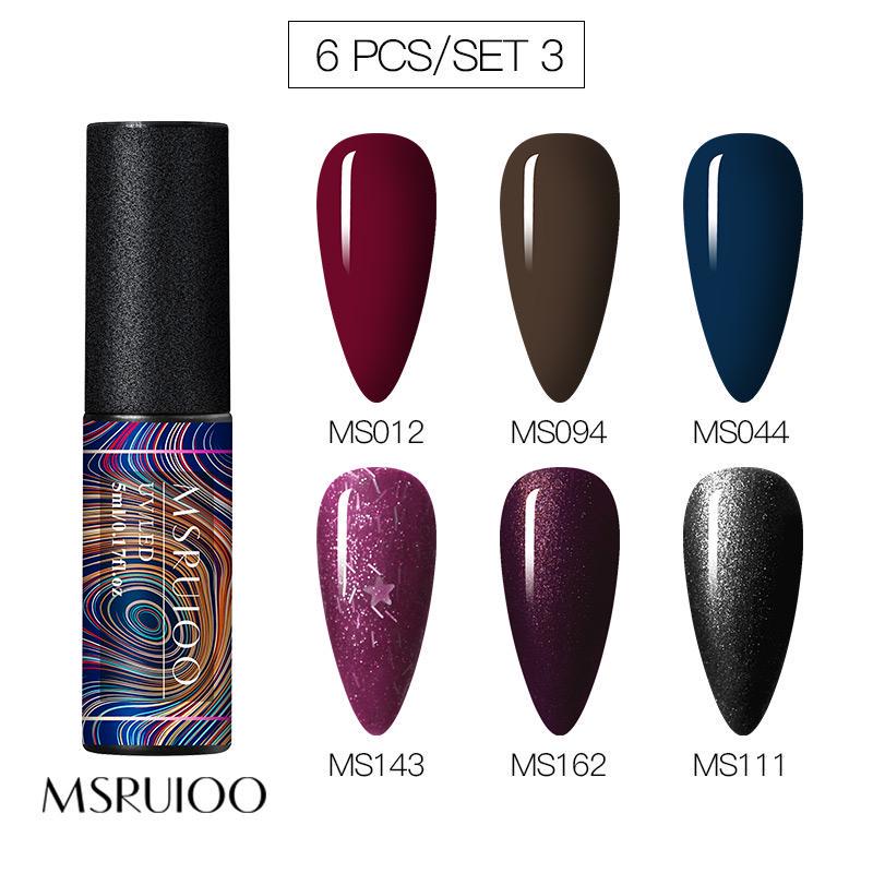 5ml DIY Pure Color Glitter UV Led Gel Polish Long Lasting Soak Off Lacquer Nail Decorations