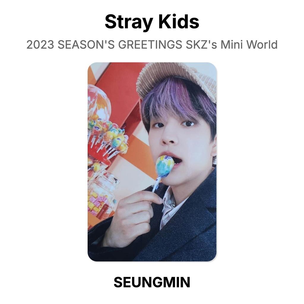 Stray Kids 2023 SEASON'S GREETINGS SKZ's Mini World Official Photocard