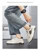 2025 New Men's Breathable White Korean Style Trendy Sneakers - Versatile Sports & Casual Skate Shoes