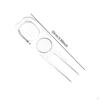 Golf Divot Repair Tool Green Fork Groove Cleaner Lightweight Replacement Accessories Stainless Steel