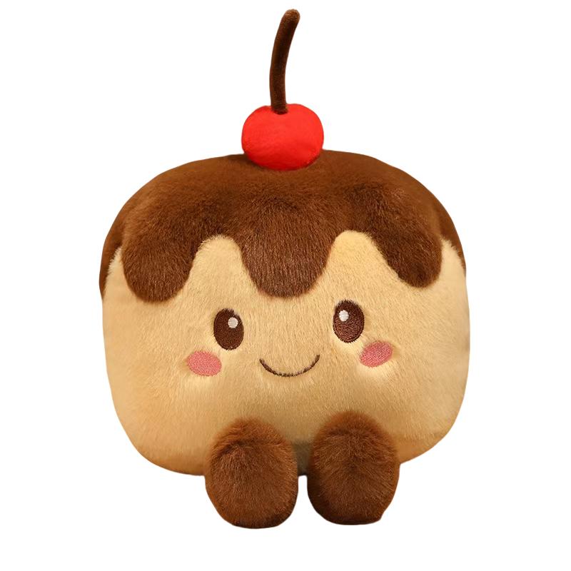 Cake Plush Toys Pink Strawberry Blueberry Chocolate Mango Cake Soft Stuffed Food Doll Lovely Plushie Perfect Gifts Boys Girls