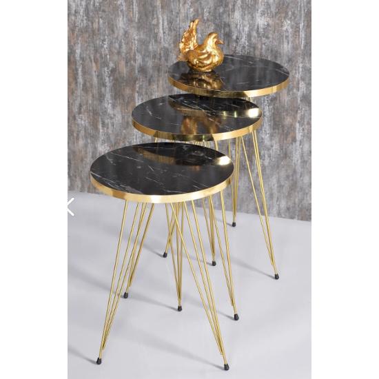 Tavolino Zigon Oro Filo Bendir