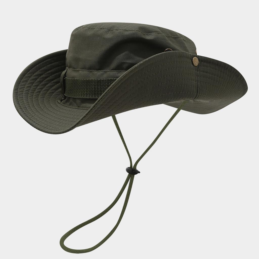 Wide Brim Fisherman Hat For Men Women Sun Protection Breathable Outdoor Summer Accessory