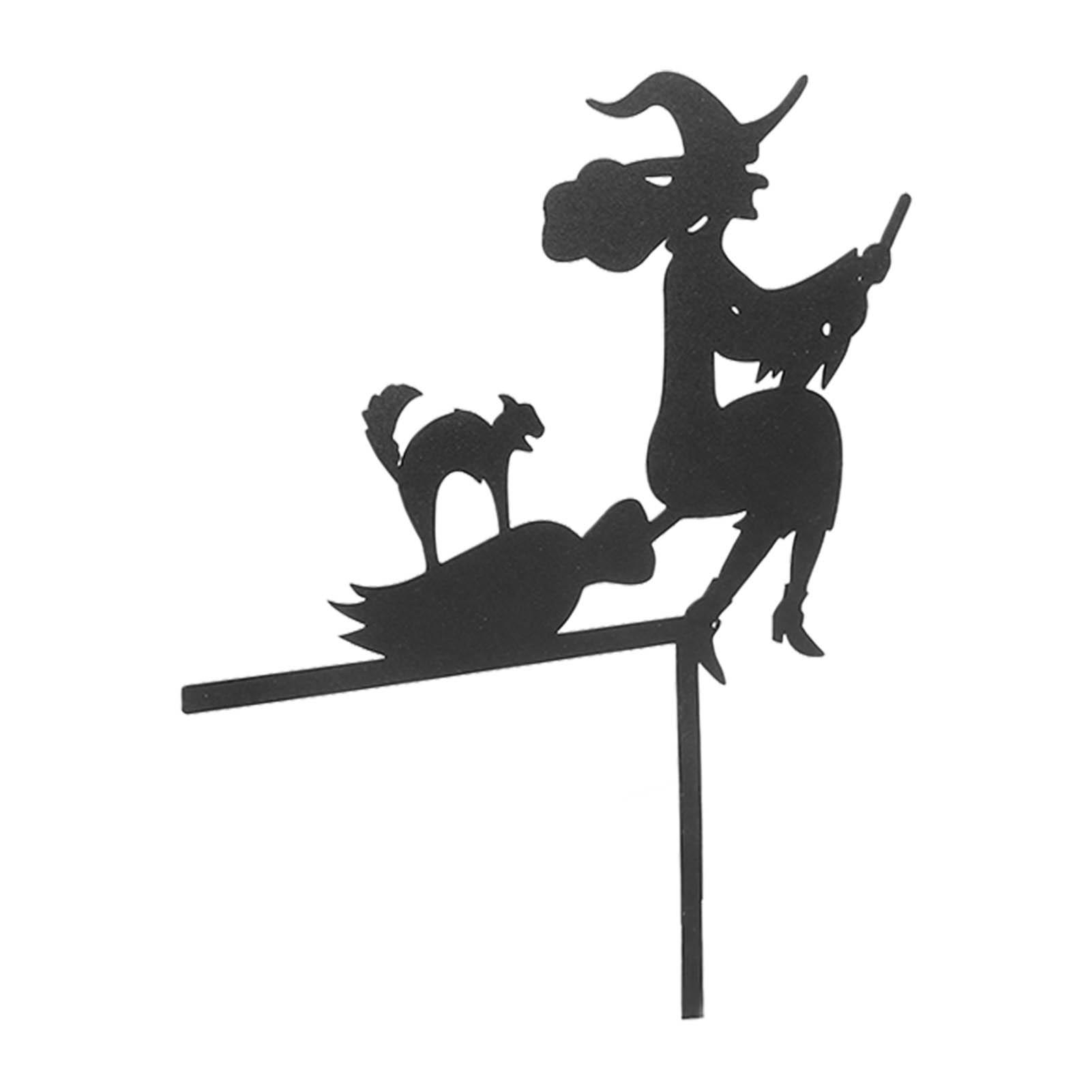 

Украшение Угла Двери на Хэллоуин Кот Ведьма Летающая на Метле Знак Угла Двери для Каминной Полки Окна