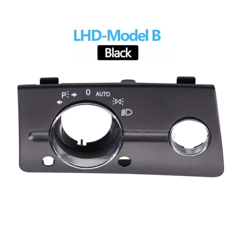 LHD Car Black Front Left Dashboard Headlight Switch Cover Trim For Mercedes Benz W211 E Class 320 350 550 2003 2004 2005-2008