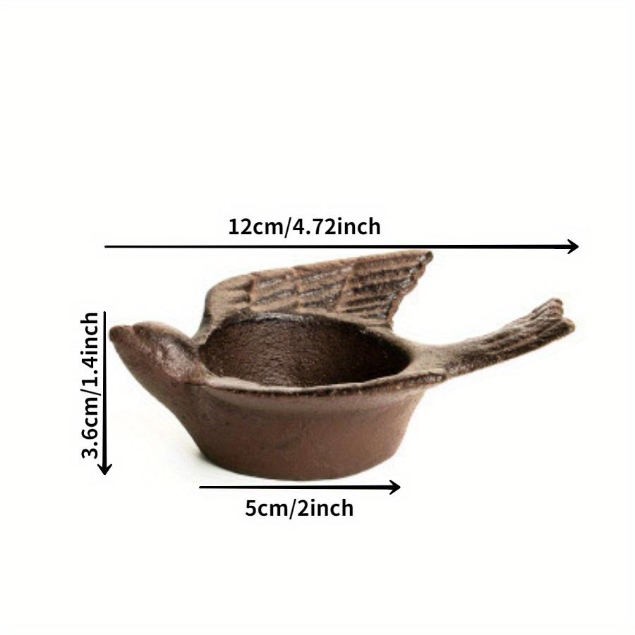 Sfeșnic din Fontă Rustic Creativ pentru Cină Decor Retro Lampă cu Ulei Exterior Recuzită Veche Pasăre Decor Acasă