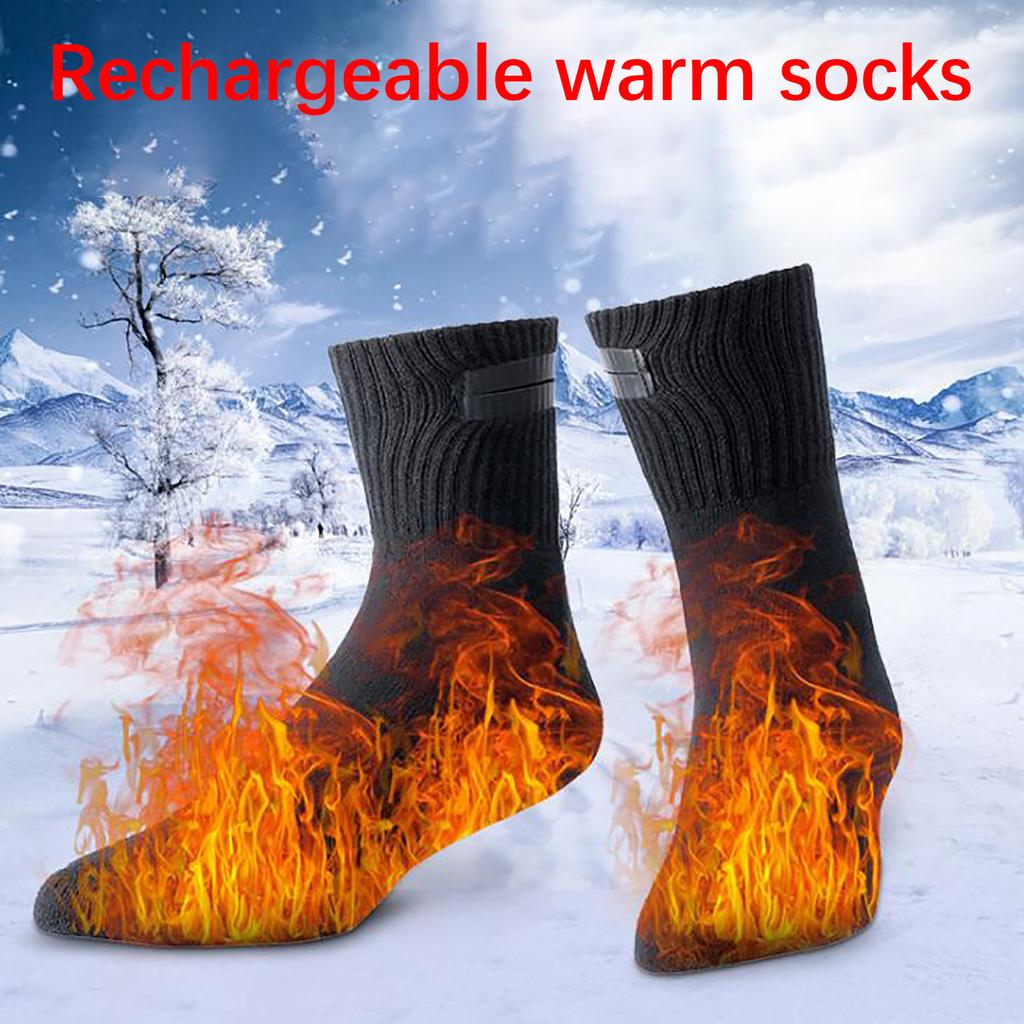 Rechargeable Warm Socks With  Temperature Lithium Battery