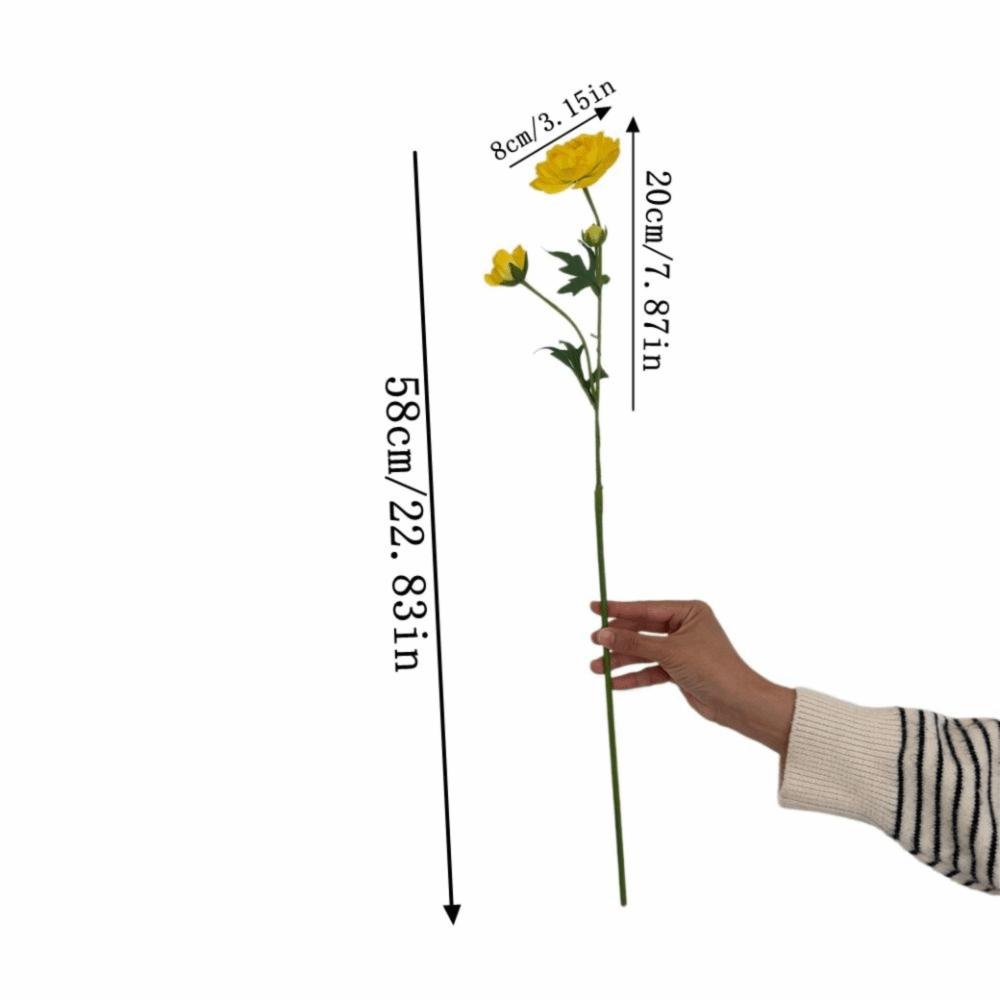 Peony Artificial Flower Stem Decorative Faux Flower Simulation Flowers Home Decor