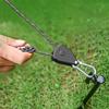 Tent Fastener Rope Adjustable Fixed Buckle Pulley Rope Awning Tie Down Kit Tent Hooks Clips Tent Stakes For Caravan Motorhome RV
