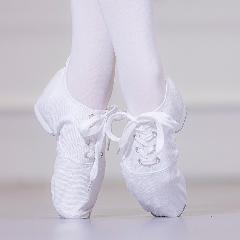 

Adult Men s and Women s Practice Shoes Soft-Soled Jazz Shoes Acrobatic Folk Dance Shoes 45 білий
