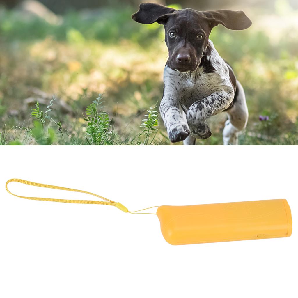 Ultrasonic Dog Trainer Device Portable Effective Dog Repeller for Barking Digging Chewing