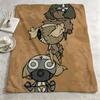 Anime K-Keroro Gunso-o Throw Warm Soft Flannel Blanket, Multi-use for Sofa Bed Camping Travel Nap
