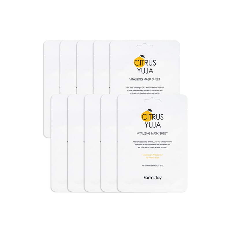 

Цитрусовая маска для лица Юдзу (10 листов)