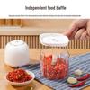 Automatic Garlic Press & Masher: Electric Mince, Paste & Meat Grinder with Chili Pull Feature