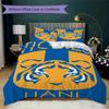 Tigres UANL Pattern Bedding uilt Set uilt Cover Pillowcase Home Decoration Birthday Gift (1 * duvet cover + 2 * pillowcase without core)219