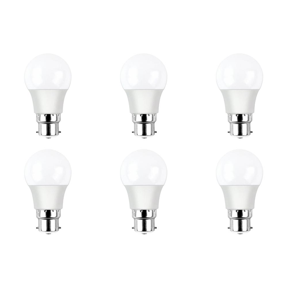 

6UK LED B22 Лампочка 3000K/6500K для спальни (Теплый белый 3000К 7Вт (110В-265В))