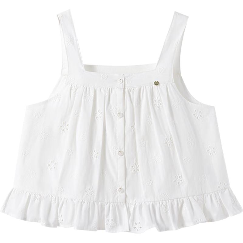 YEEHOO Girls  Pure Cotton Sleeveless Camisole Top 130
