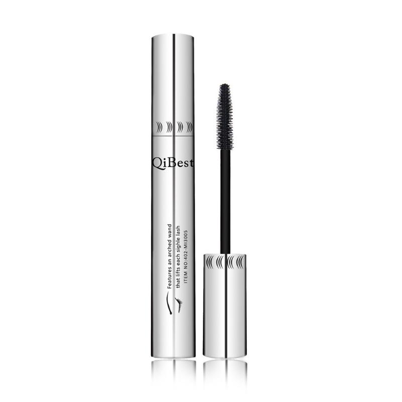

QiBest Makeup Silver Tube Big Eyes Тушь для ресниц Длинная, вьющаяся, водостойкая и не размазывается