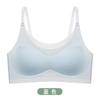 Young students, junior high school, youth development period, seamless thin fixed cup, breathable two-stage bra cover -