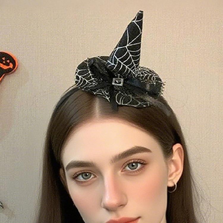 Witch Hat Hairband Costume Accessories Soft Fabric Hairband For Family Gatherings Themed Parties And Photography Supply