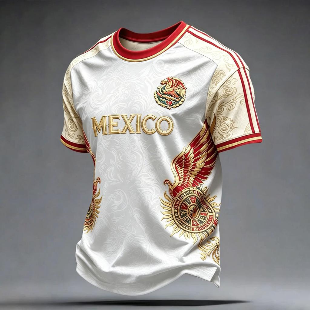 Soccer Jerseys for Men Women Mexico Print 2026 Jersey Shirts Athletic Training Jersey Casual T Shirts