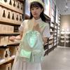 Korean Style Laser  Backpack Multi-Pocket Shoulder Bag Fashion Students School Bag  School