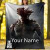 Custom Name The Last of Us Theme Printed Blanket - Perfect for Couch, Bed, Travel & Outdoor Use | Machine Washable, Cozy & Durable.