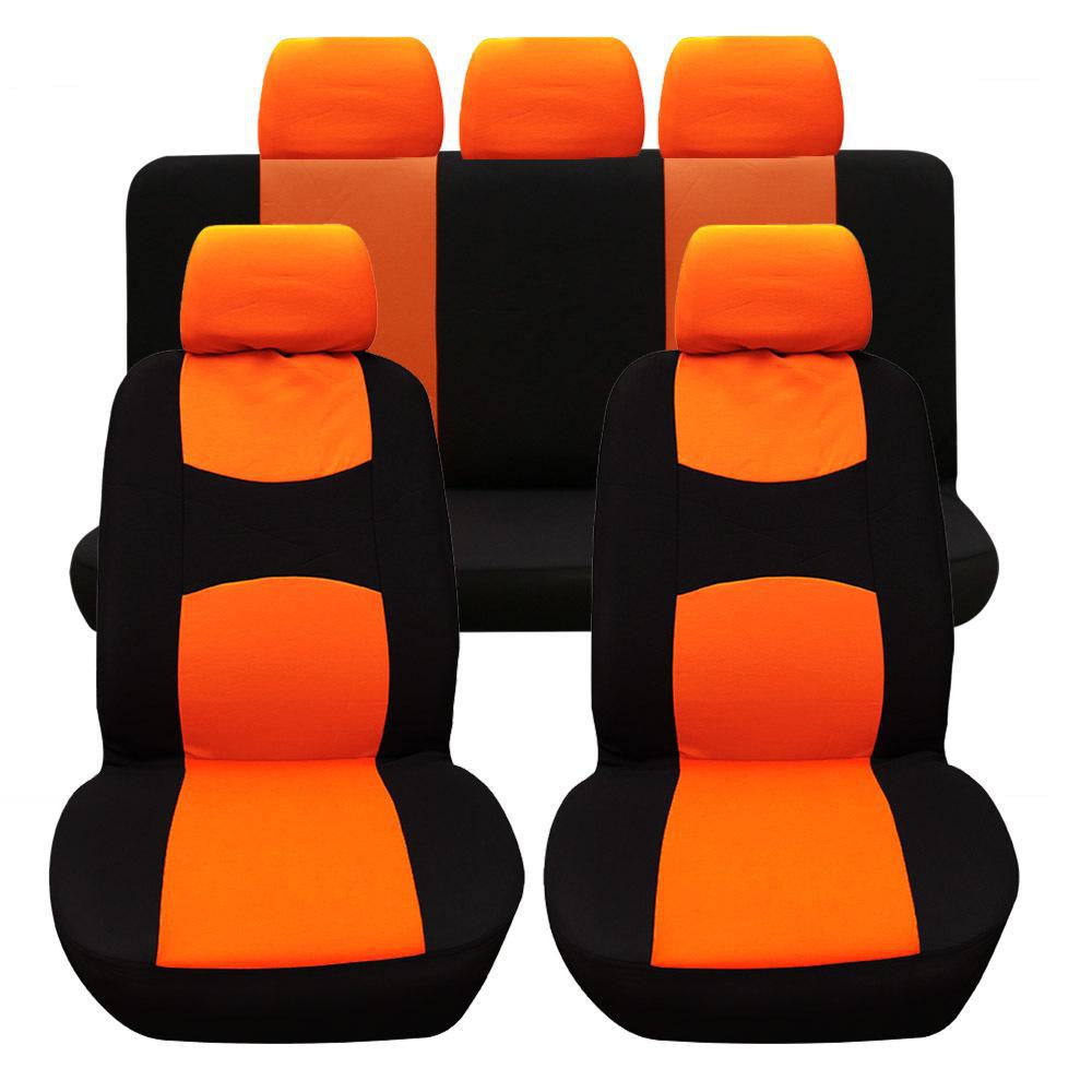 Universal Car Seat Cover Set for All Seasons - 4/9 Piece Set