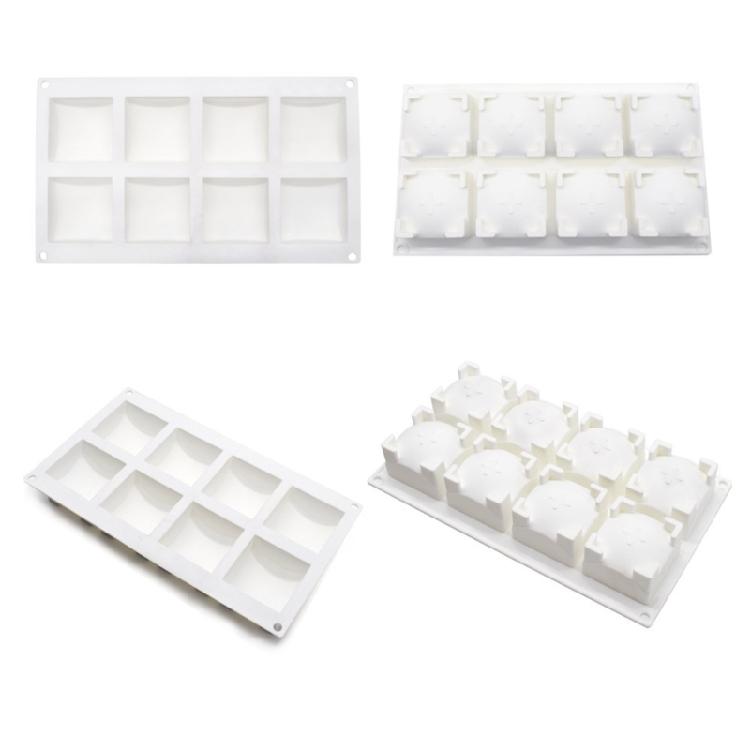 Domed Square Shape Baking Mousse Molds Kitchen Baking Accessories for Baking