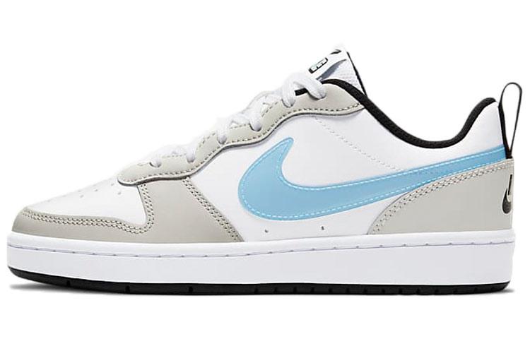 Nike Court Borough Low 2  Blue Brown White  GS CW1624-100 36