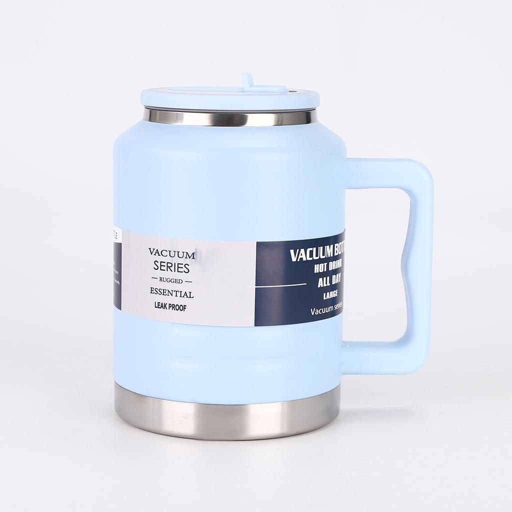 1pc Stainless Steel Insulated Cup, 1500ml Large-Capacity Handheld Gallon Water Jug, Fitness Sports Water Bottle Companion