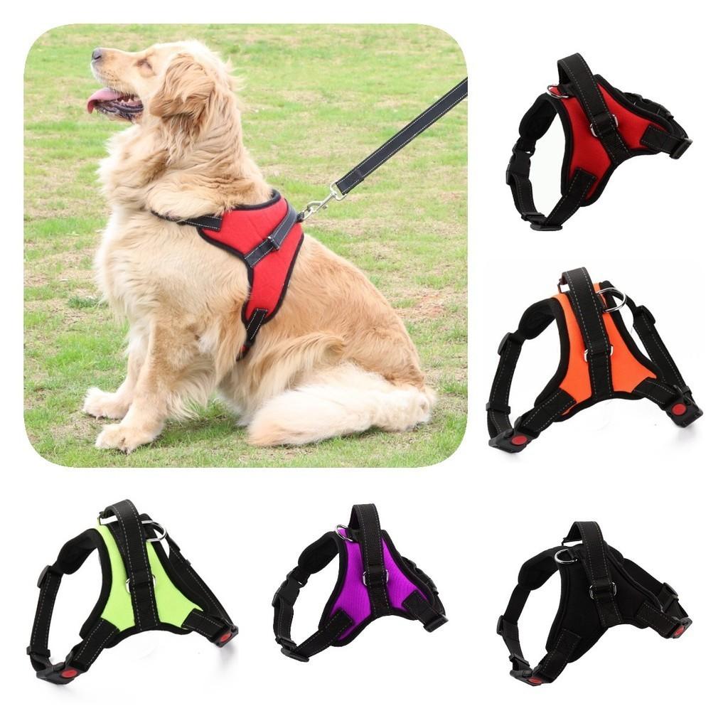 Small And Medium-sized Dog Harness Easy To Put On And Take Off With Adjustable Straps