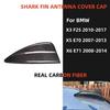 Shark Fin Antenna Trim Cover Real Carbon Fiber 1PCS For BMW X3 F25 X5 E70 X6 E71