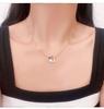 Simple Temperament Golden Beanie Necklace Female