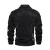 Men's Leather Jacket Men's Youth Standing Collar Biker Leather Jacket Jacket