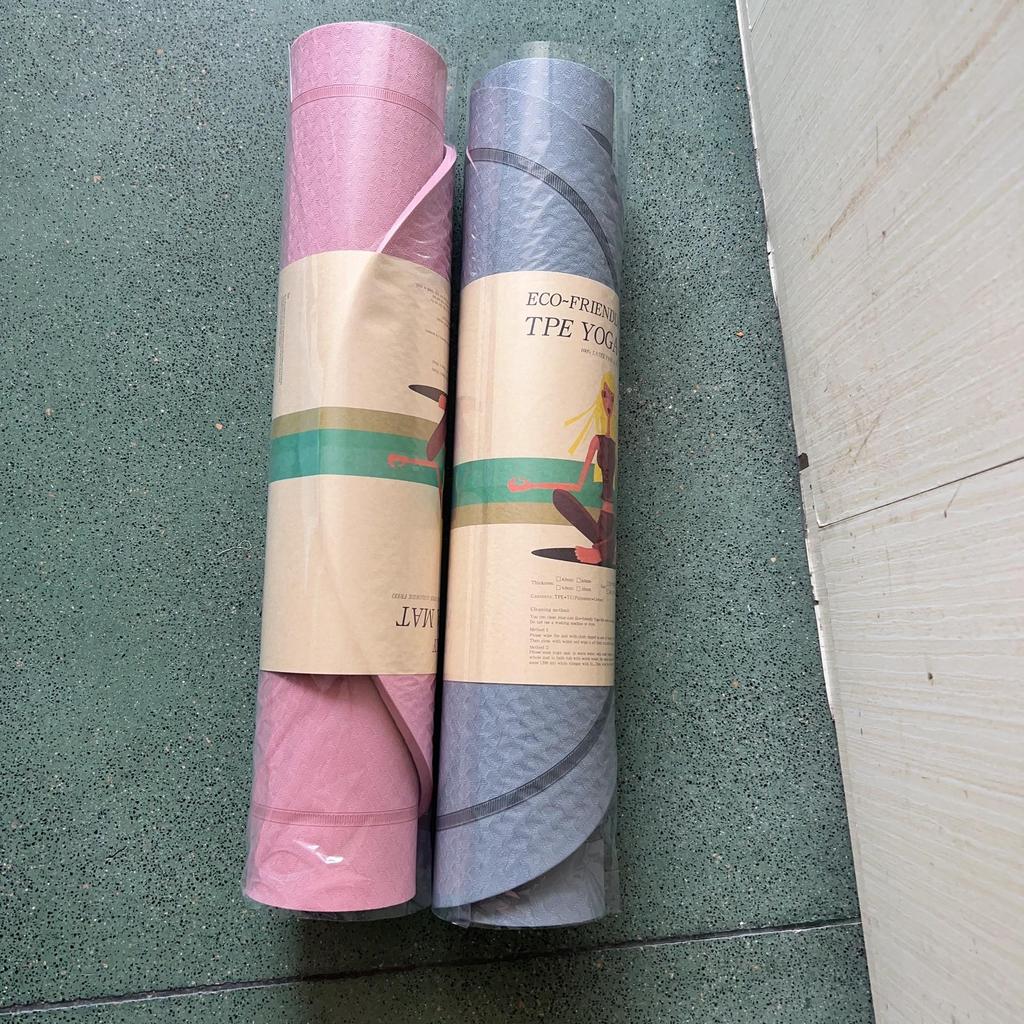 TPE Shock-Absorbing Quiet Exercise Mat for Skipping, Dance, Yoga & Fitness