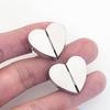 Heart-shaped Magnetic Curtain Buckle - Detachable, Nail-free, Light-blocking Metal Fixing Button