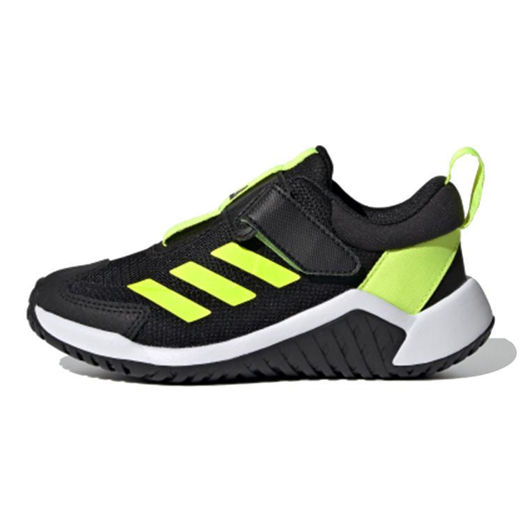 

новые детские кроссовки Adidas 4Uture Sport Ac, дышащие, износостойкие, с нескользящей подошвой, с низким верхом, для бега, черно-желтые, детские 36.5