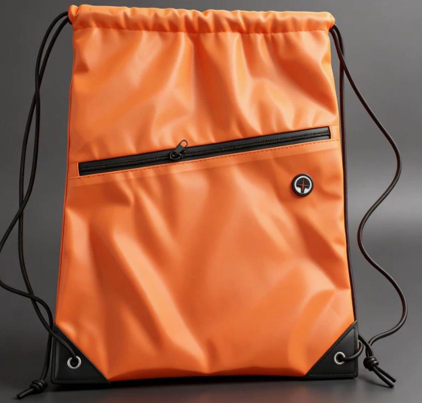 Colorful Polyester Drawstring Sports Backpack with Logo