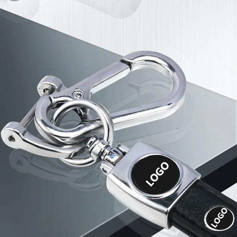 Leather Durable Car Keys Rings Buckle Holder for Lexus Ct200h GX460 GS GX GC ES IS LS LX NX RX RC UX Fsport Keychain accessories